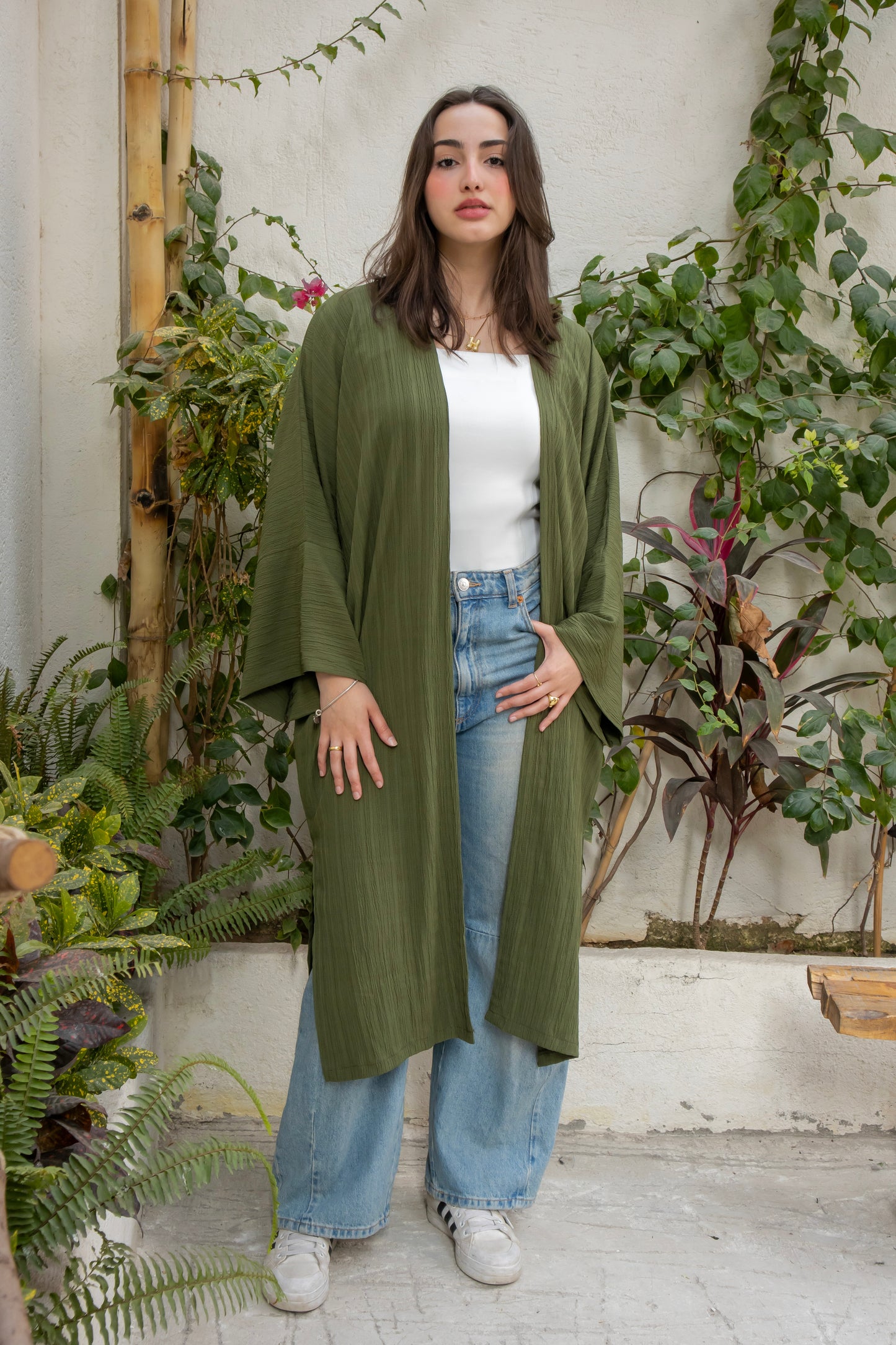 Faye Cardigan - Olive Green