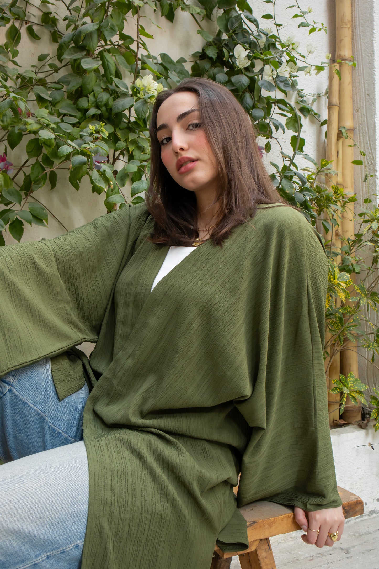 Faye Cardigan - Olive Green