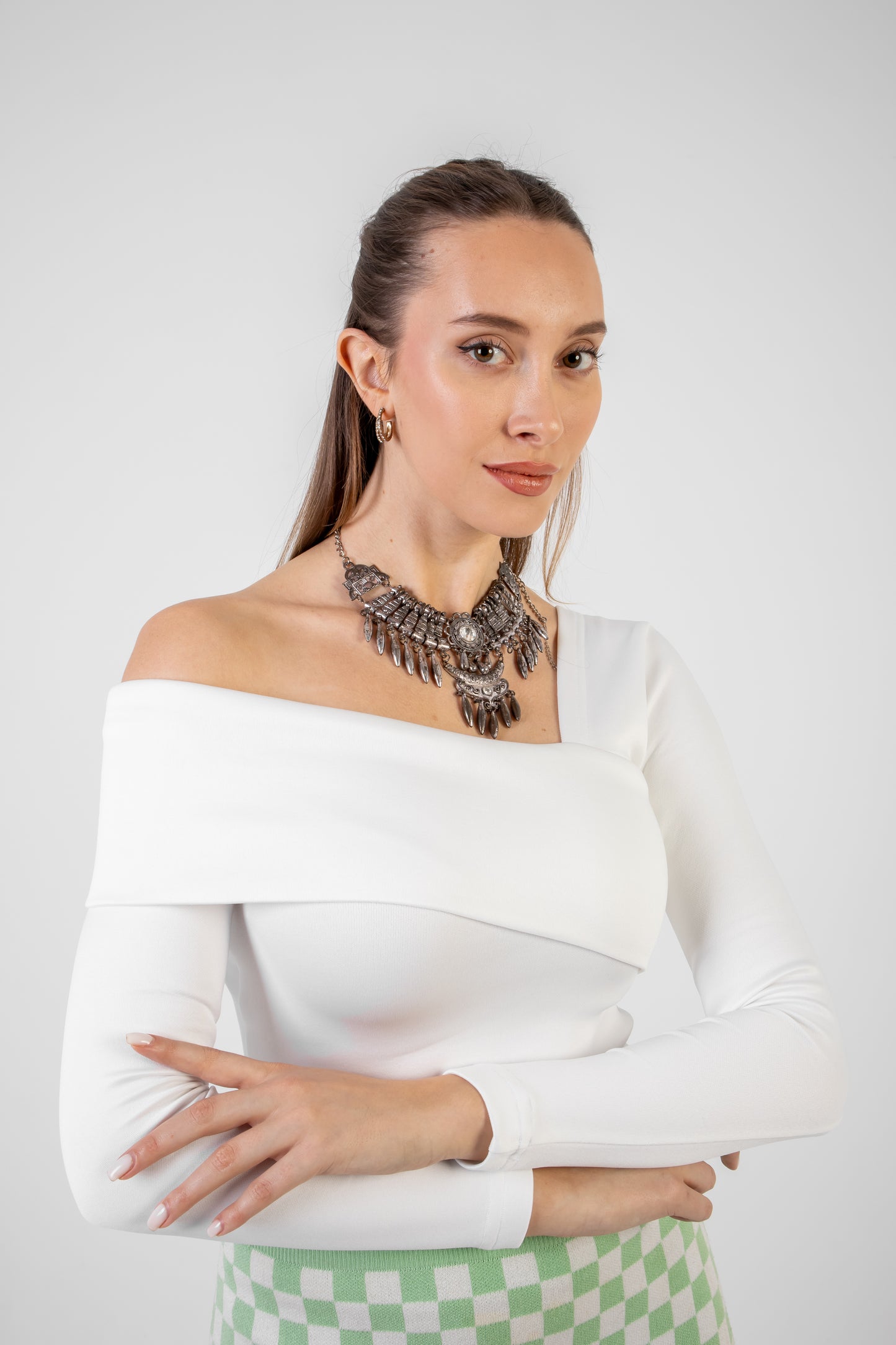 Elle Top White