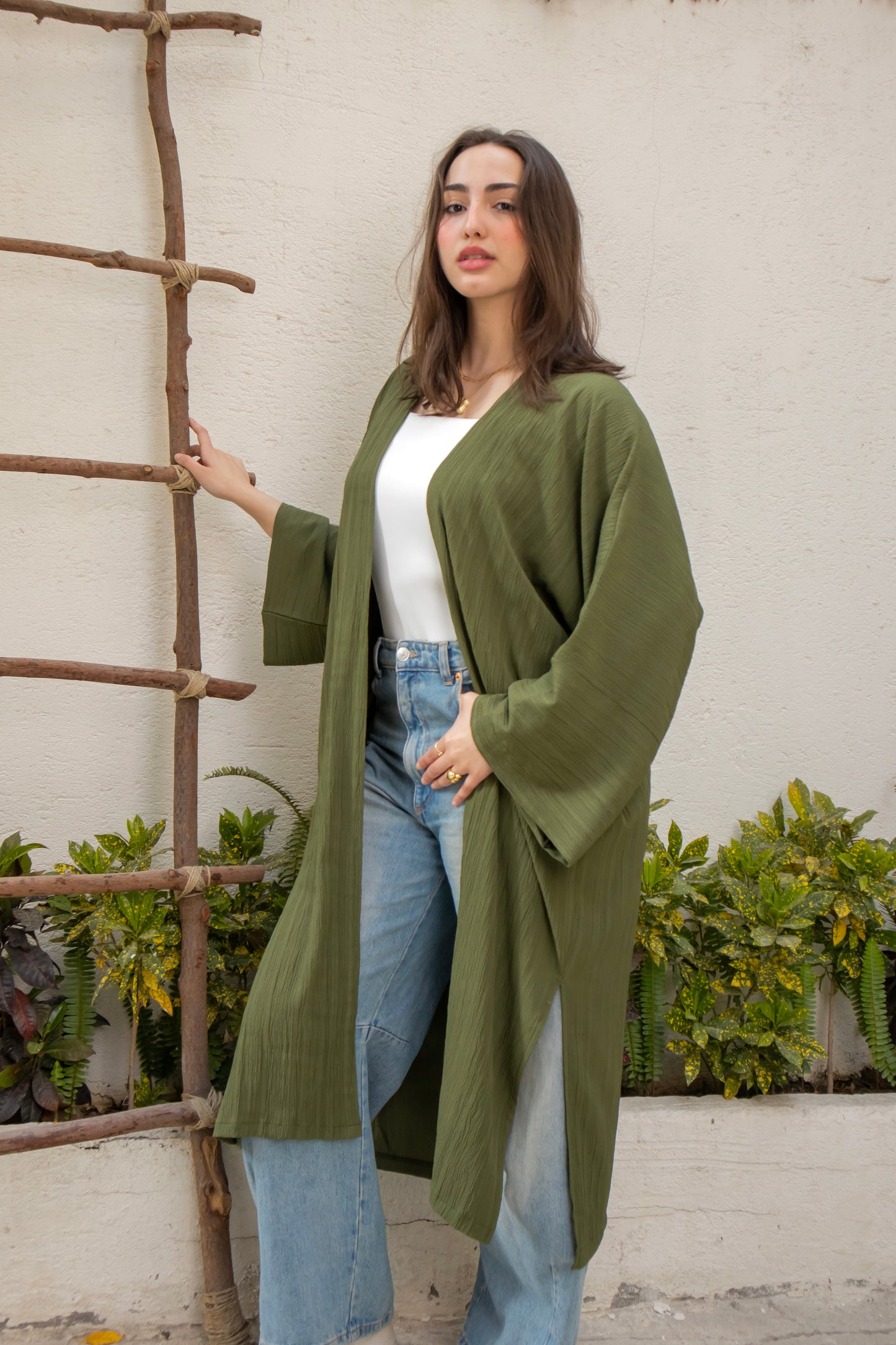 Faye Cardigan - Olive Green