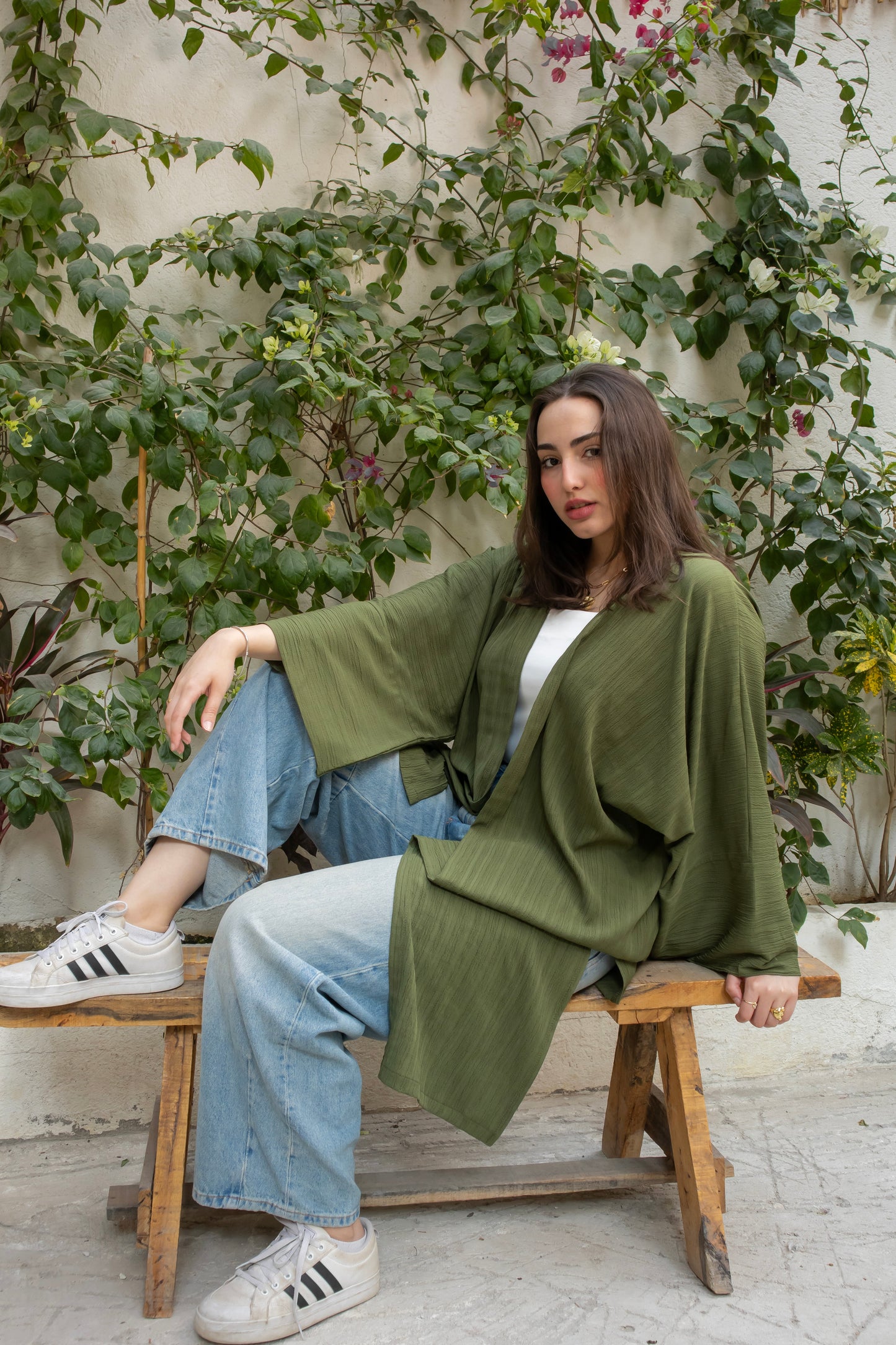 Faye Cardigan - Olive Green