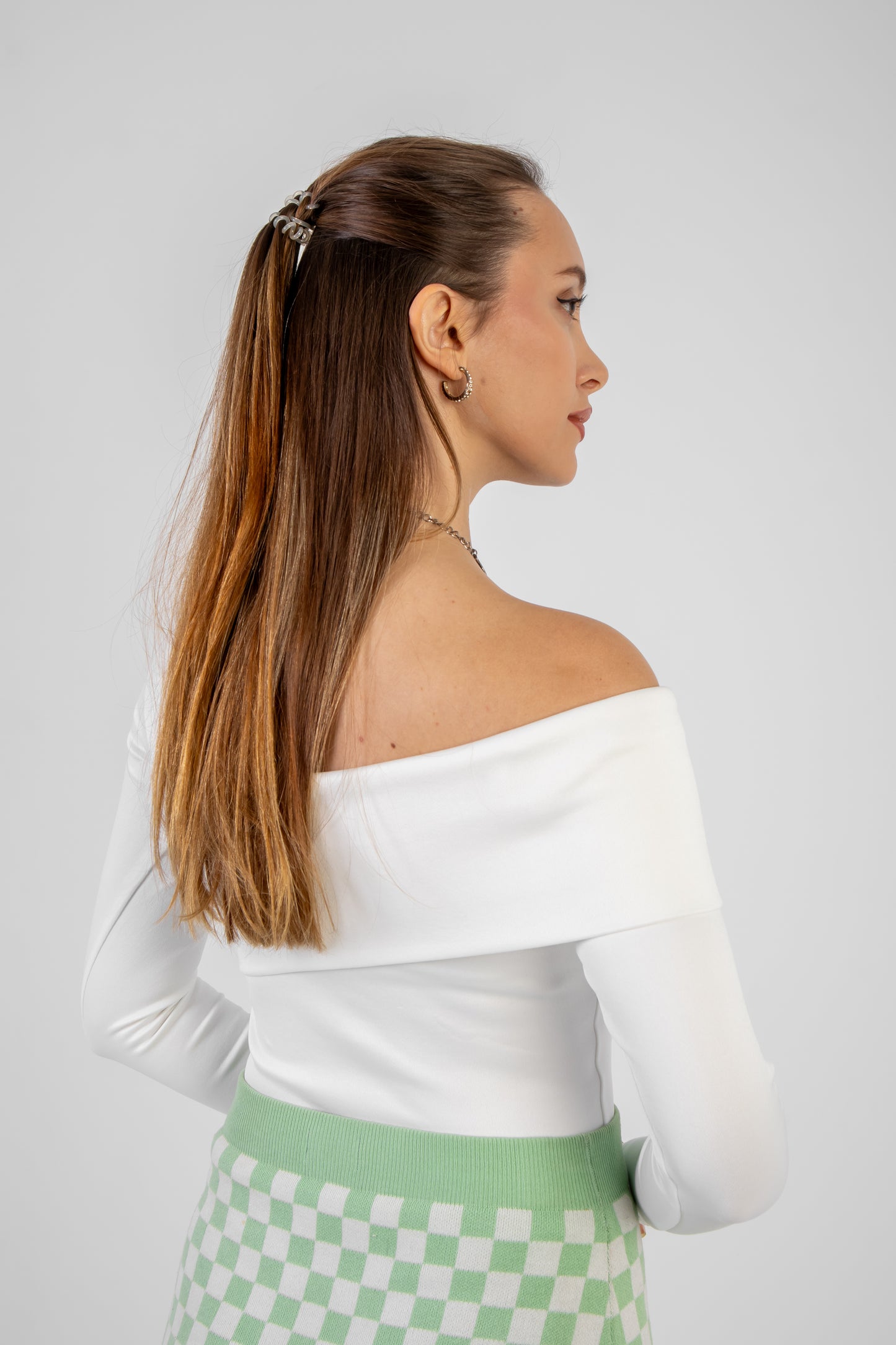 Elle Top White