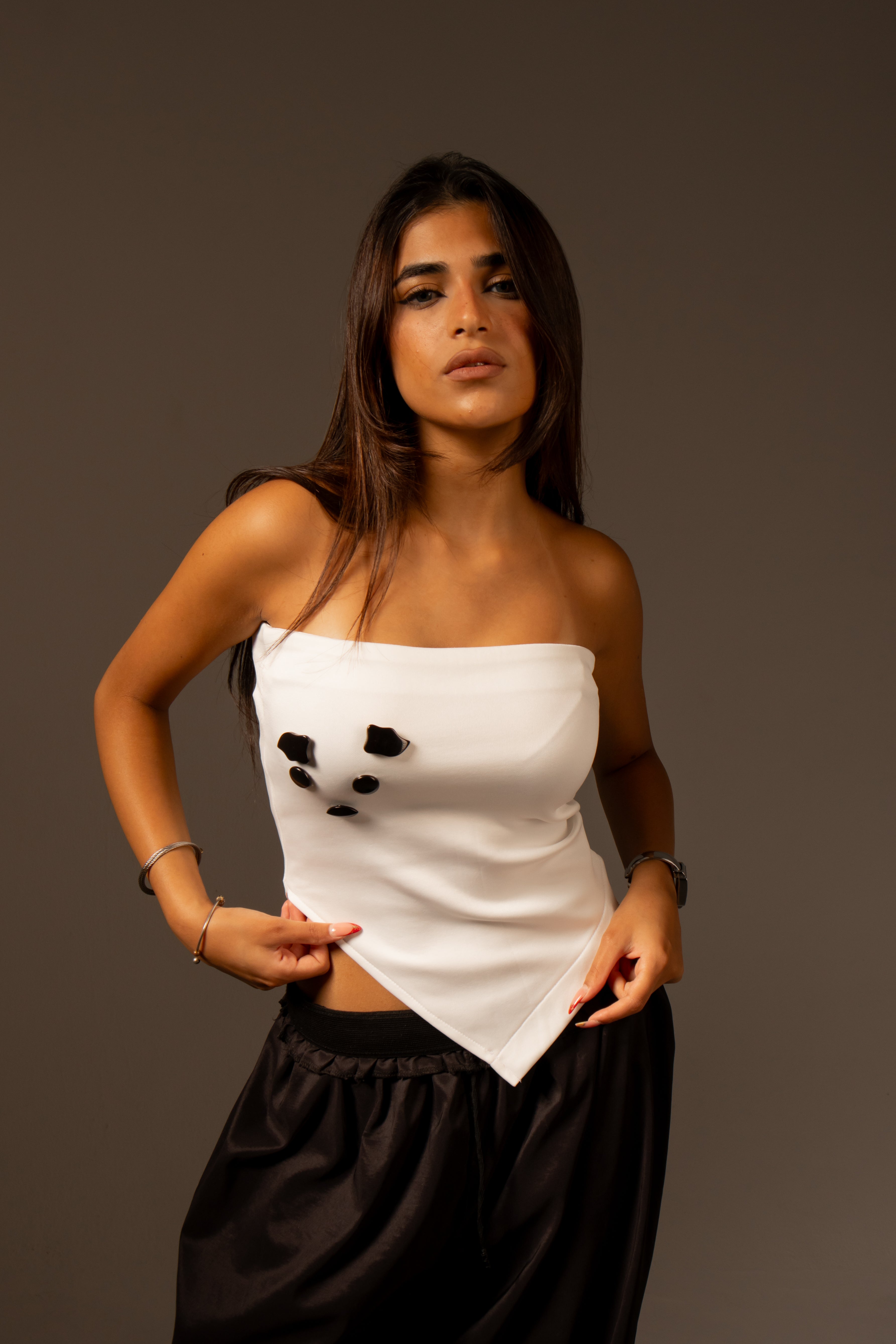 White Yo-Ho With Buttons - OUTOFDELULU