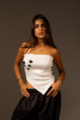 White Yo-Ho With Buttons