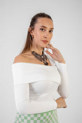 Elle Top White - OUTOFDELULU